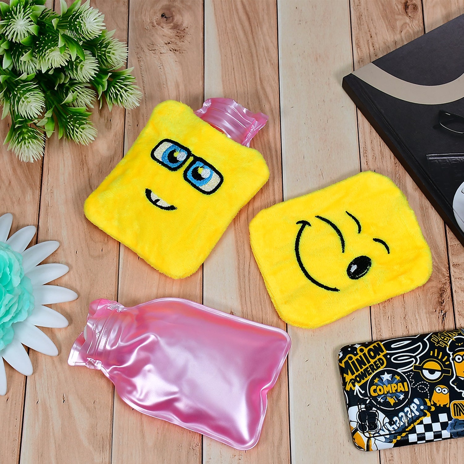 6535 1pc Mix Emoji designs small Hot Water Bag with Cover for Pain Relief, Neck, Shoulder Pain and Hand, Feet Warmer, Menstrual Cramps. 6535 1pc Mix Emoji designs small Hot Water Bag with Cover for Pain Relief, Neck, Shoulder Pain and Hand, Feet Warmer, Menstrual Cramps.